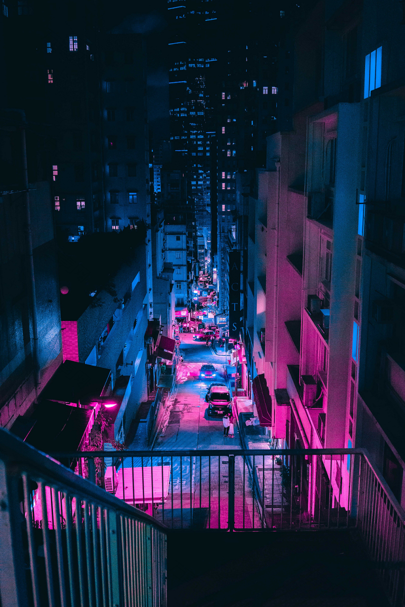 夜晚城市街道