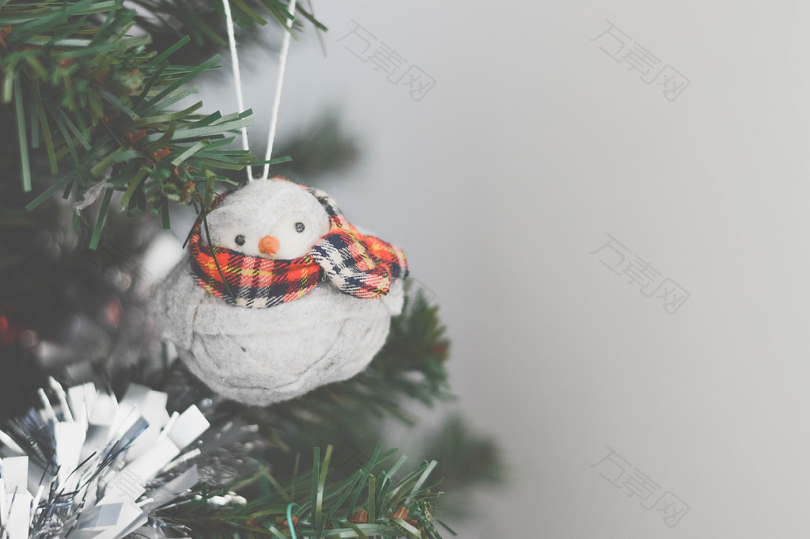 雪人圣诞树饰品图片