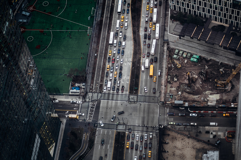 道路车辆俯视图