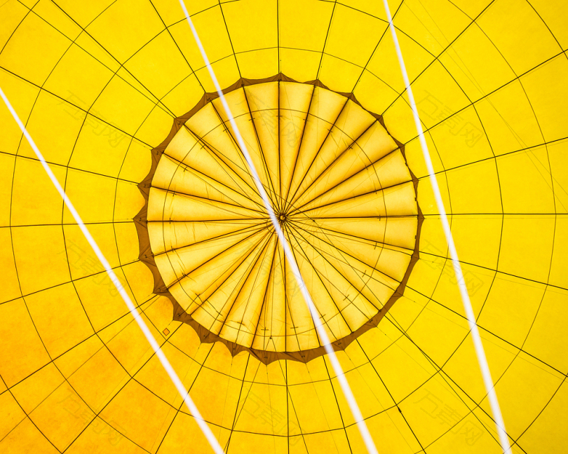 热气球图案细节线条绳索圆圈几何黄色特写明亮自然狩猎非洲