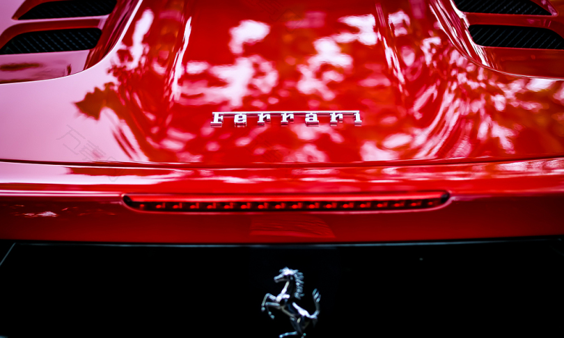 法拉利458法拉利458蜘蛛红色跑车超级车汽车车快现代豪华