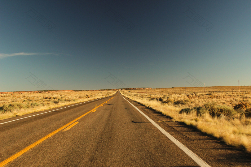道路高速公路沙漠景观旅行美国天空沥青谷亚利桑那州风景驱动器