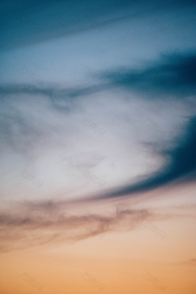 天空CKYY天空日落的天空最小的极简的风景自然蓝色谷物夜空柔和的天空柔和的色彩
