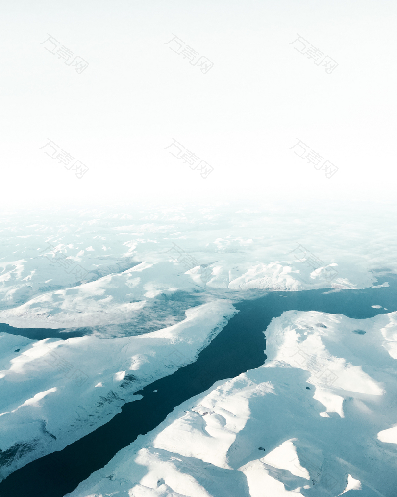 冰山航空摄影