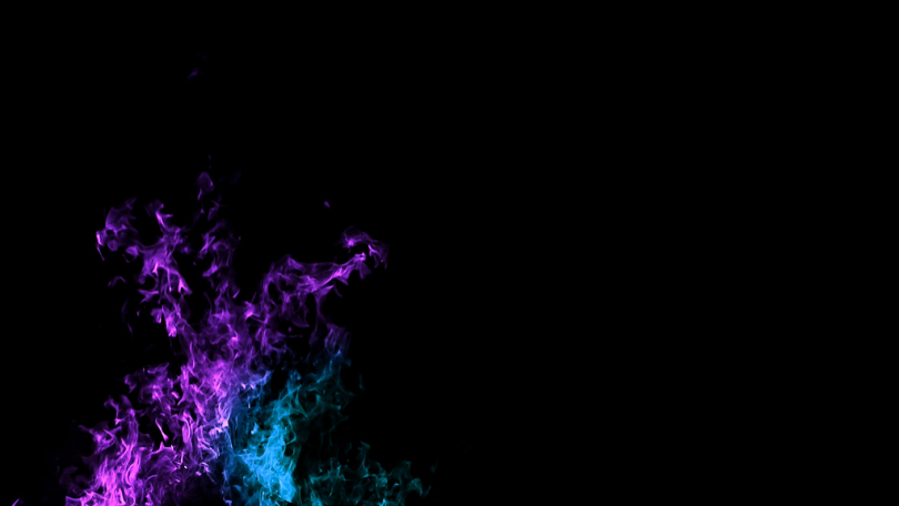 紫色和蓝色烟雾3D壁纸