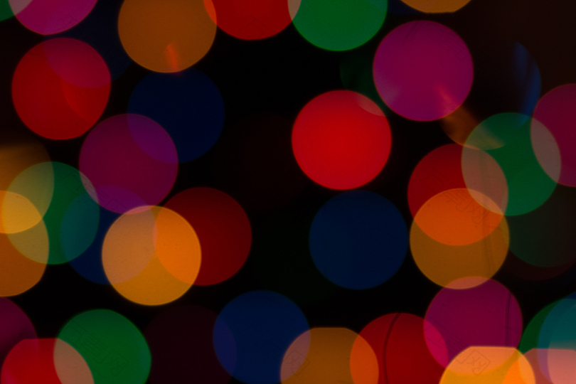 圆圣诞灯弦灯纹理图案五颜六色杂色黑色粉色橙色绿色红色