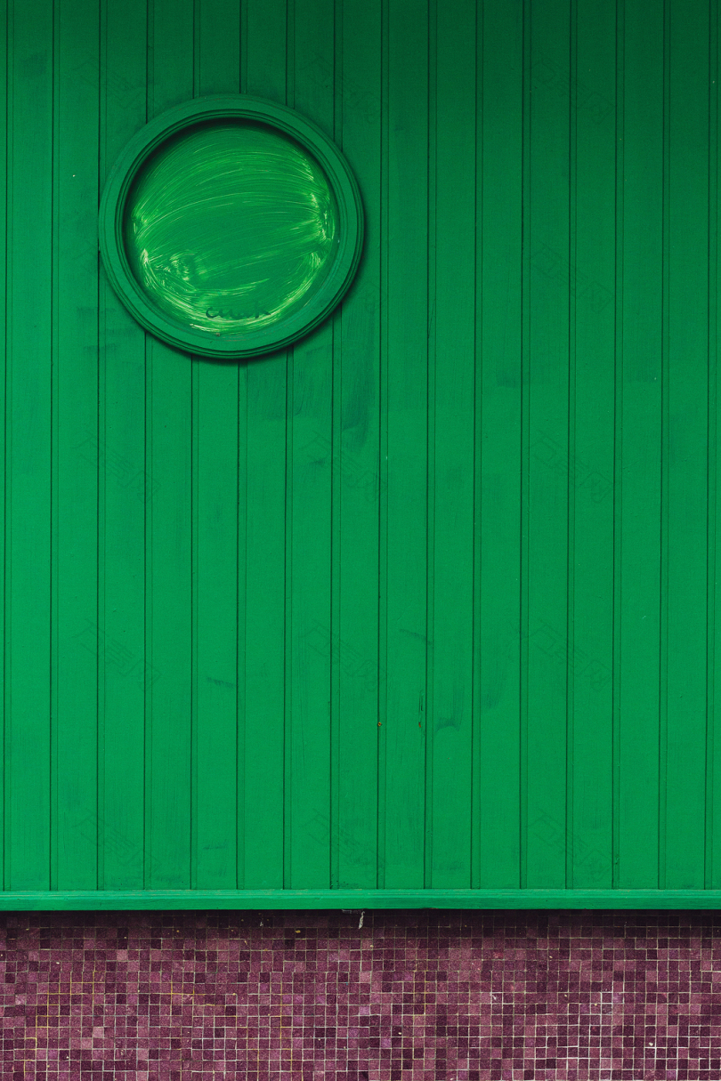绿色木板