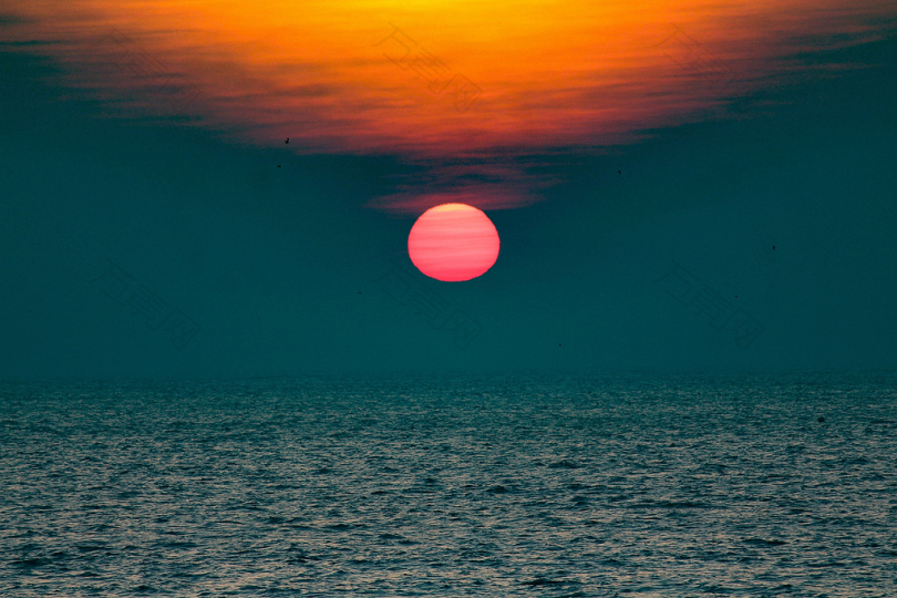 海洋日落观