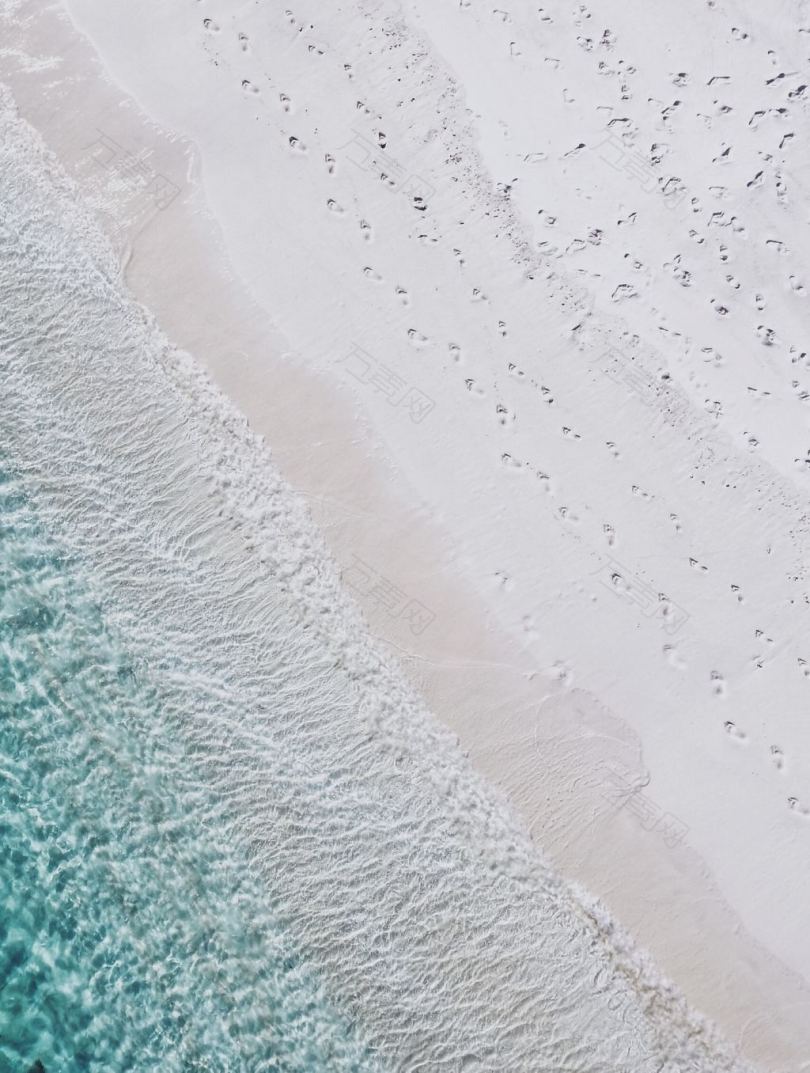 白沙海岸和碧水滩航空摄影