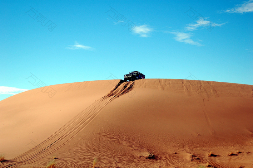 摩洛哥非洲沙漠marroc沙和平景观自然沙丘车反弹体育运动
