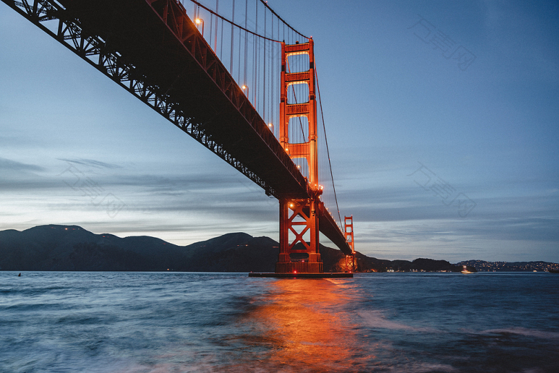 加利福尼亚金门大桥风景摄影