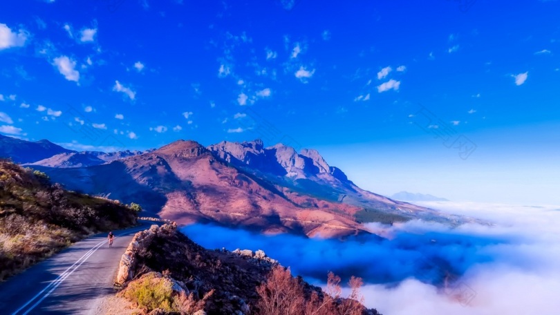 南非全景图天空云径路山雾低云景观自然户外国家农村