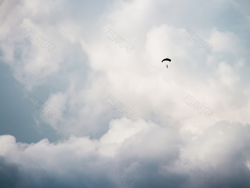 人物滑翔伞眼影摄影