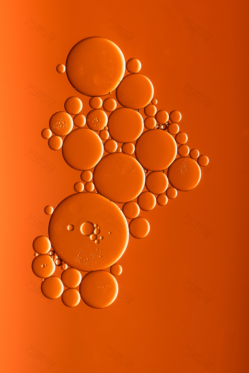 橙色泡泡艺术