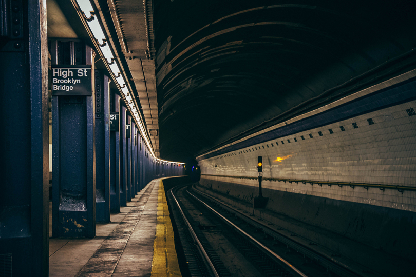 地铁地下城市曼哈顿上下班公共交通铁路铁路轨道站终端火车过境旅行