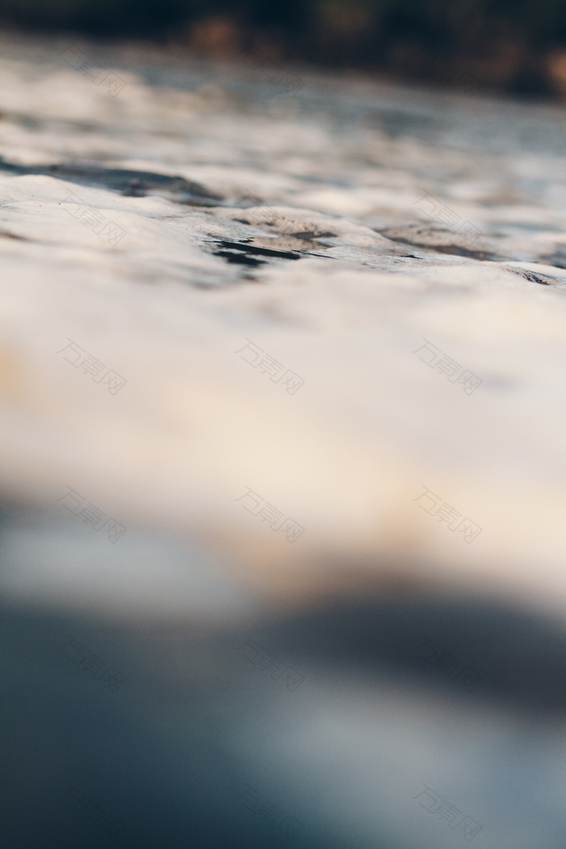 水自然心情梦想最小简单爱泡沫波浪海滩宏特写关闭地球海洋铺路灰色