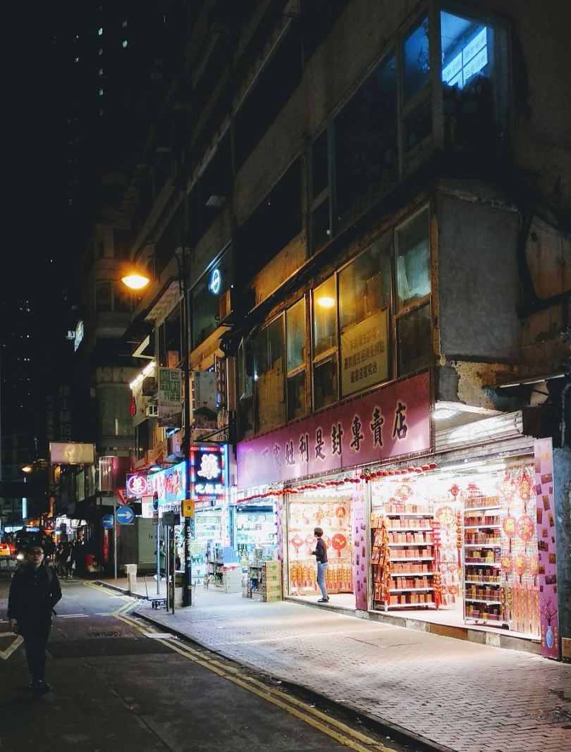 街景夜景亚洲及香港街房