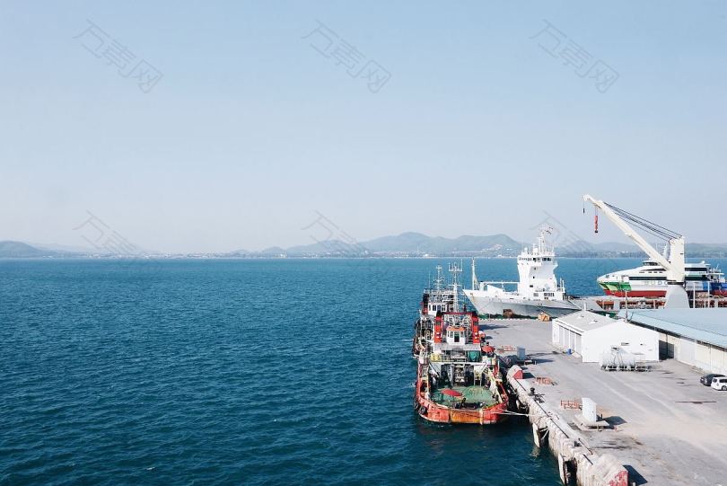 码头船舶港口和海上