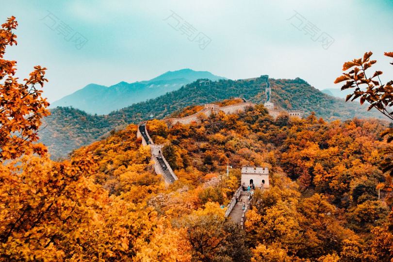 中国万里长城秋季摄影