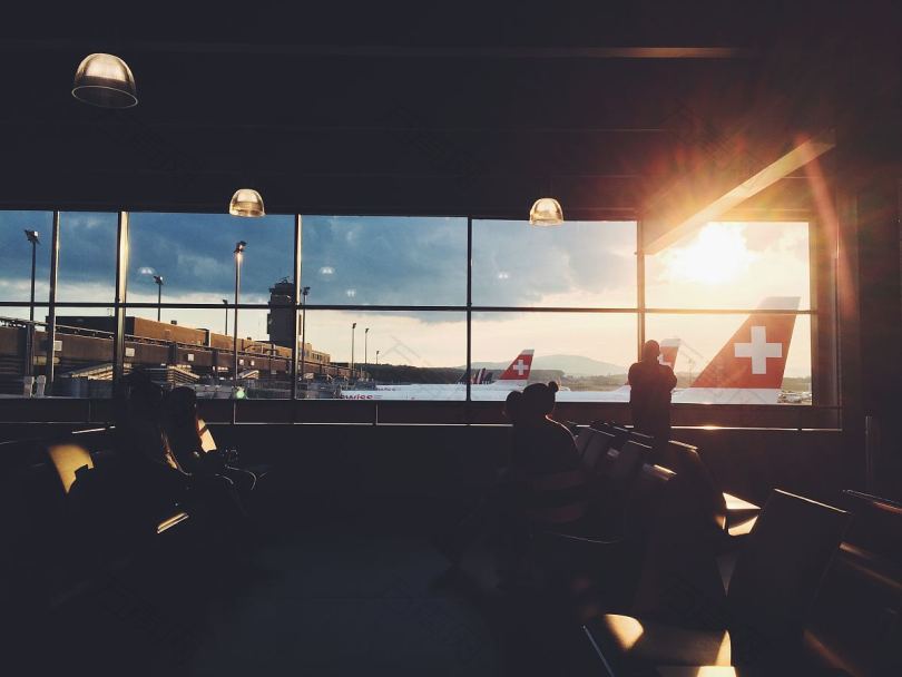 窗户飞机机场及轻型高清