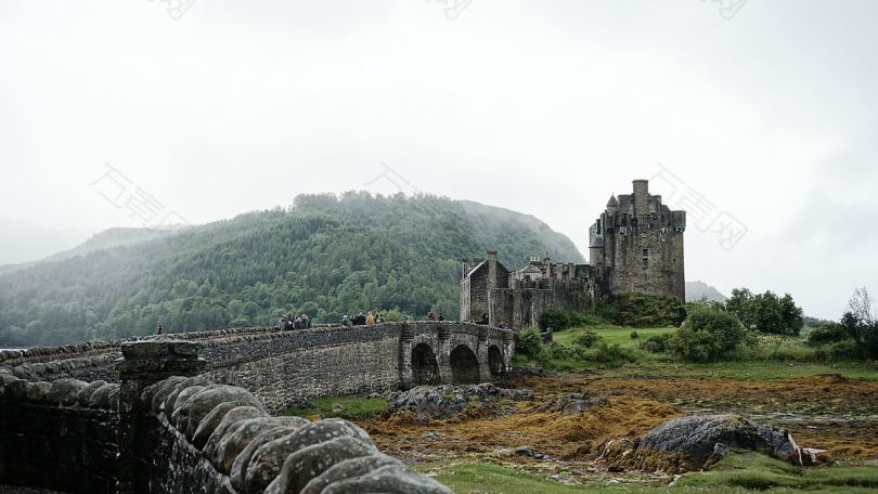 苏格兰城堡墙