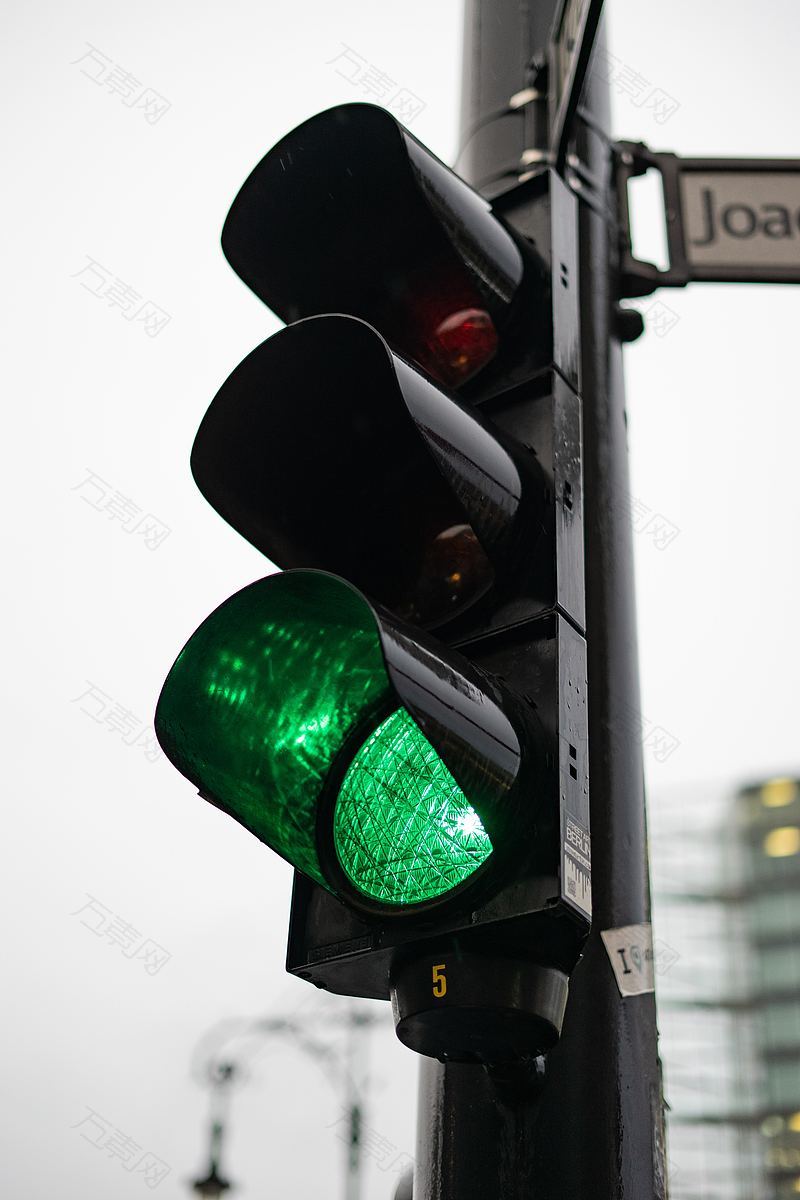 红绿灯绿色高科技高清
