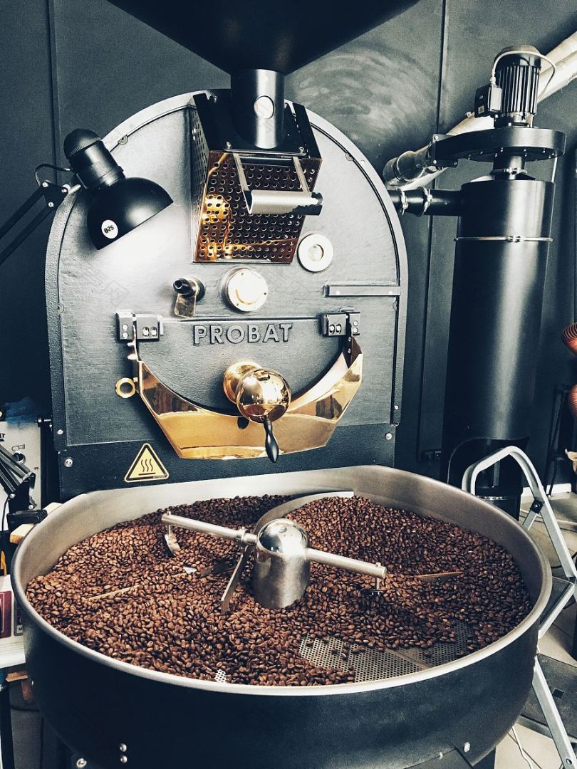 豆类机械研磨和咖啡