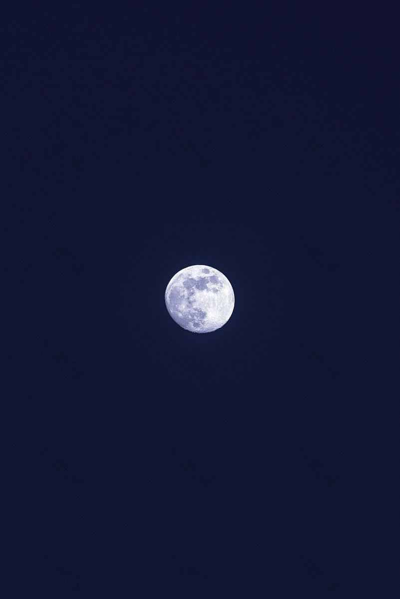 月亮天空月球和陨石坑