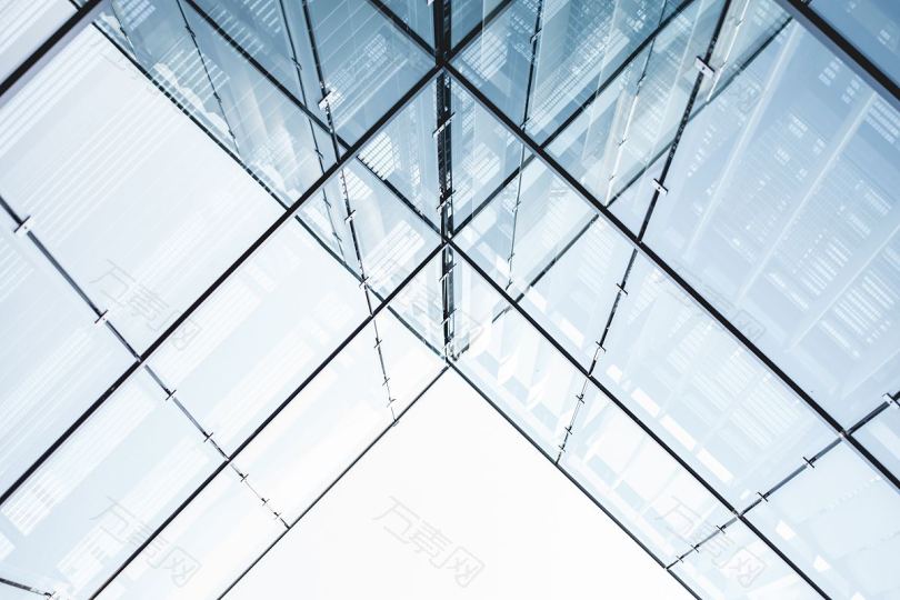 高大的玻璃建筑纹理
