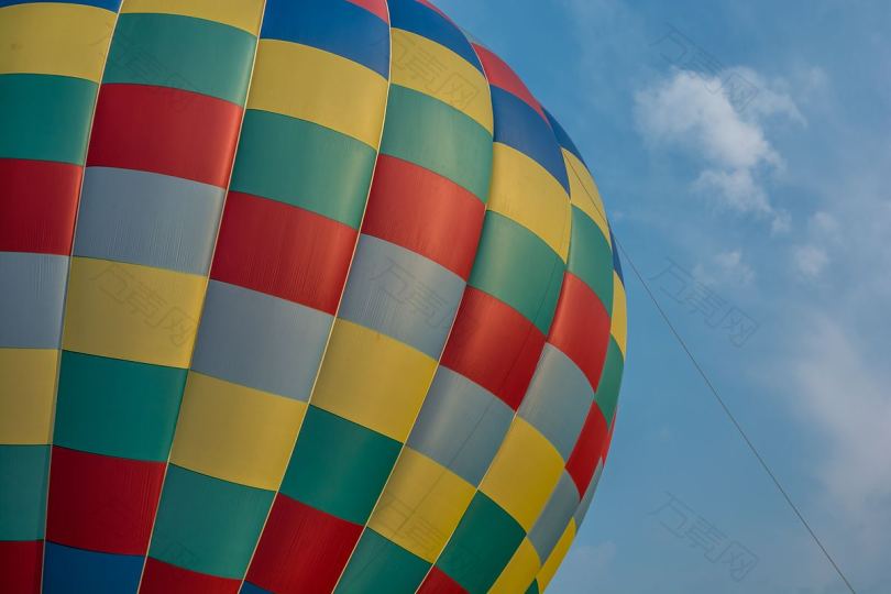 热气球颜色飞行和高清图案