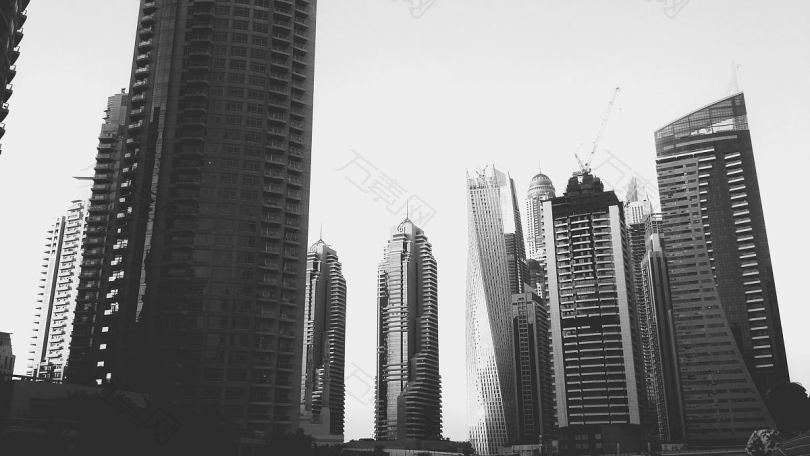 建筑迪拜城市和城市景观