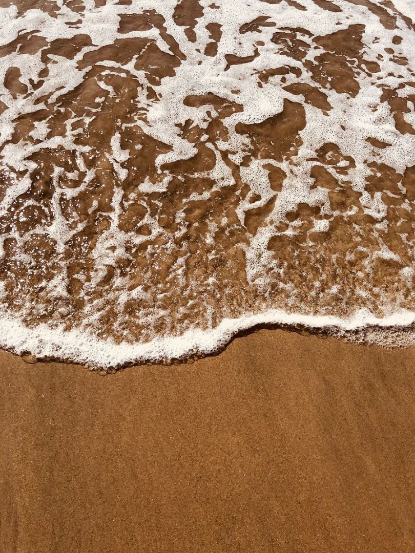 水海沙及泡沫