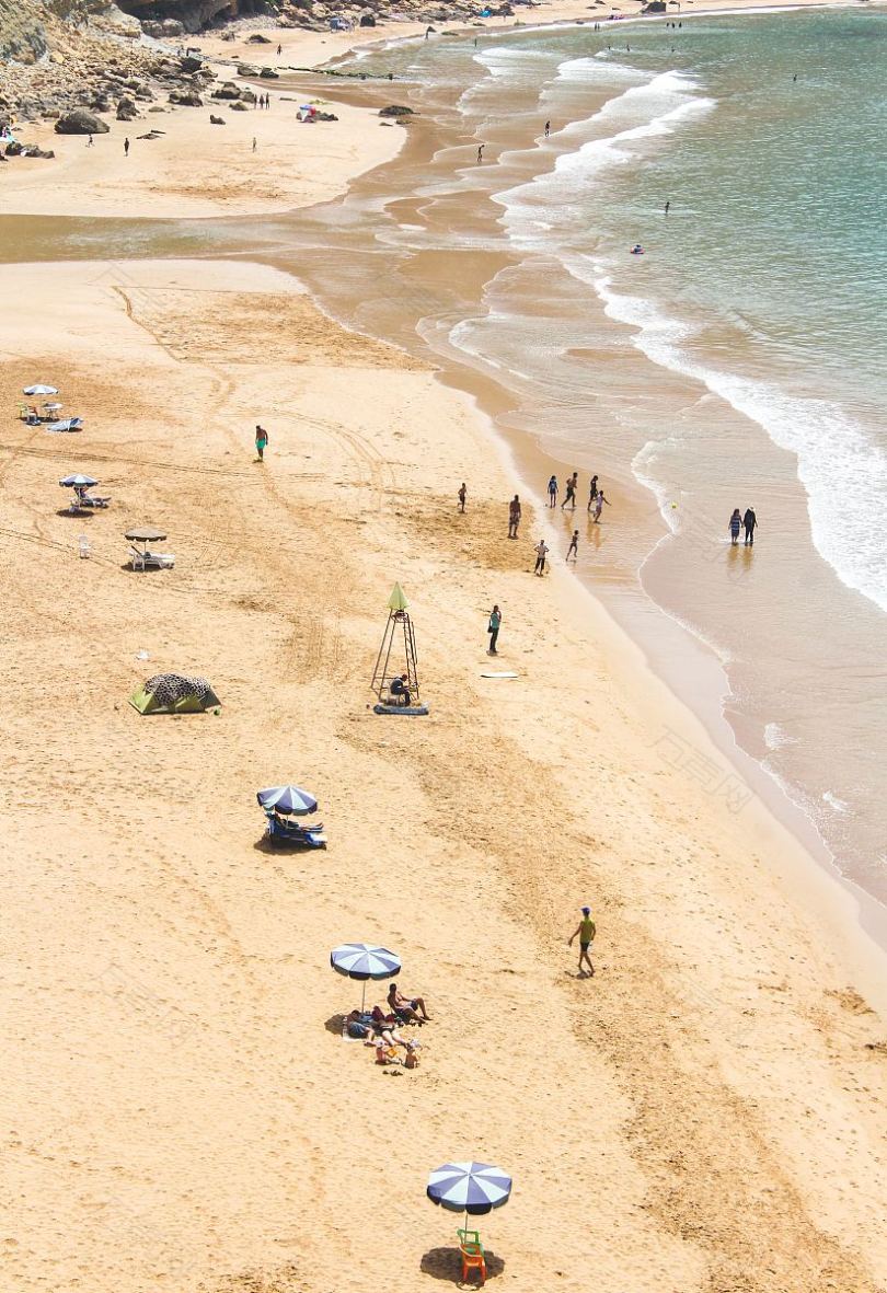 沙滩海岸沙滩和海洋